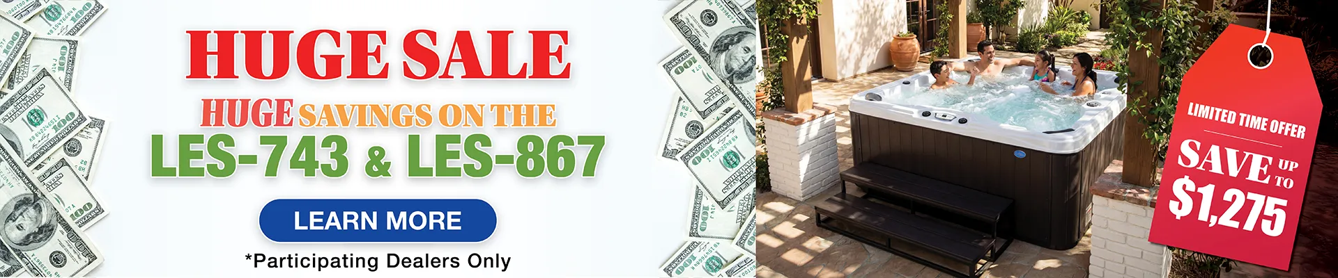 Calspas hot tub being used in a family setting - Spokane